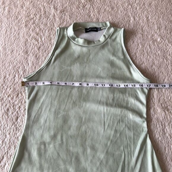 Pretty Little Thing dress green size 12 - Picture 7 of 16